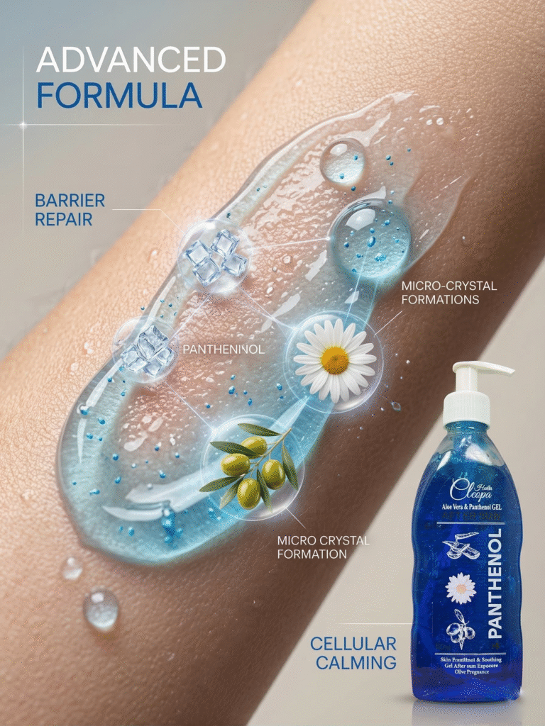 Cleopatra Panthenol After Sun Cream — AI Product Visual